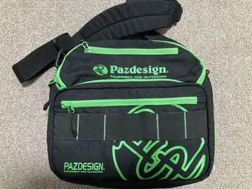 Pazdesign 낚시용 가방 중형 블랙/그린 새상품급