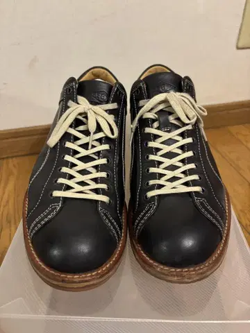 regal 블랙 가죽 로우컷 신발