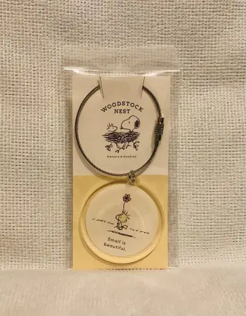 우드스탁 네스트 라운드 키링 우드스탁 스누피