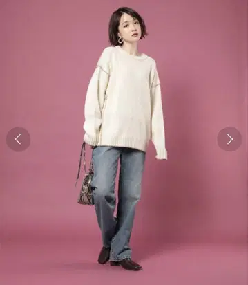 FREAK'S STORE 핸드스티치 니트