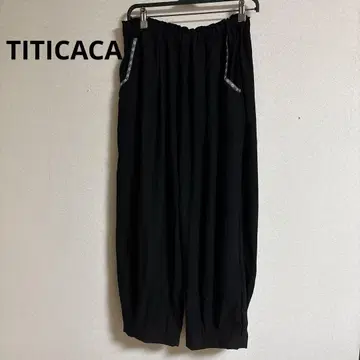 티티카카 피치 스킨 에그 턱 팬츠