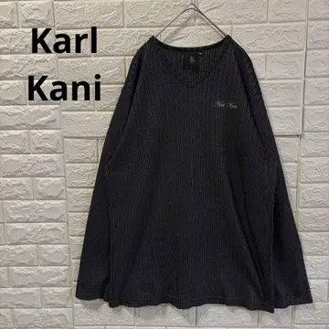 칼카니 Karl Kani V넥 티셔츠 스트라이프 3L