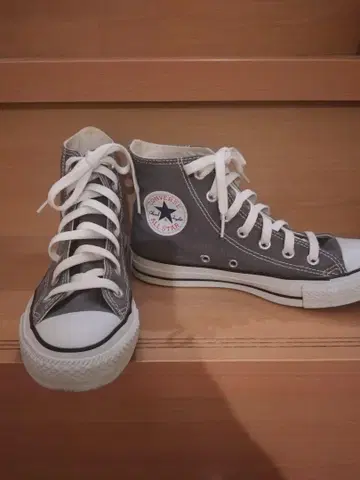 Converse 올스타 그레이 하이컷 스니커즈