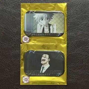 HUNTER x HUNTER 마루이 팝업 캔뱃지 키루아 레오리오