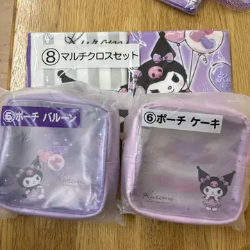 Kuromi 파우치 세트 멀티 크로스