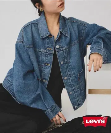 Levi's 리바이스 SLOBE 별주 데님 자켓 미사용 새상품 S 사이즈