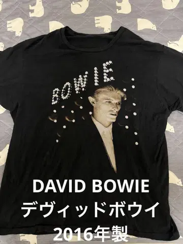 초레어! DAVID BOWIE 데이비드 보위 T셔츠 2016년제