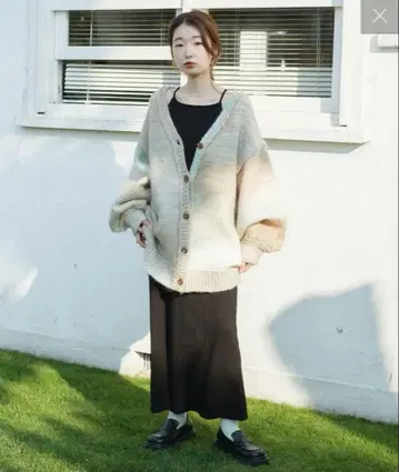 Kastane 그라데이션 니트 가디건