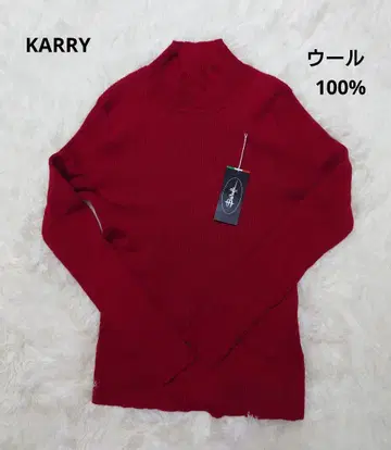 KARRY 와인 레드 긴팔 니트 스웨터 새상품 F