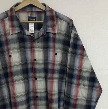 초레어 좋은 배색 patagonia 파타고니아 옴브레 체크 셔츠 XL