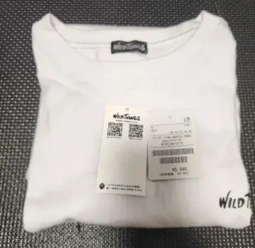 WILD TIMES 화이트 T셔츠 M사이즈