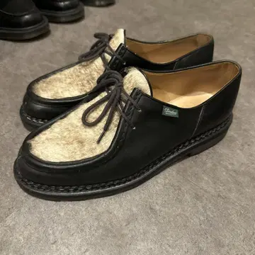 Paraboot 가죽 퍼 로퍼