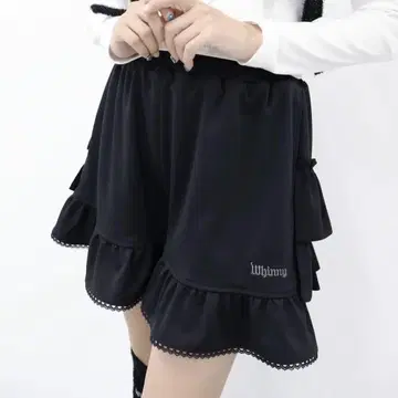Whinny 한겨울의 슬림 레그 팬티 블랙 Whinny