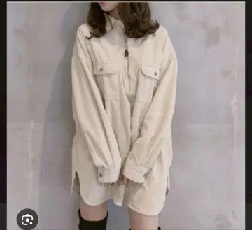 snidel 코듀로이 원피스 아이보리