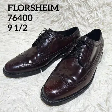 새상품급 FLORSHEIM 플로샤임 가죽 신발 윙팁 9 1/2