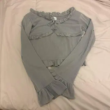 메리제니 상의 pointail frilly gather tops