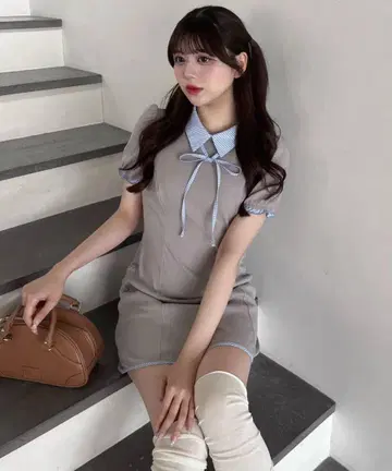 OLIVE des OLIVE 3way 도킹 미니 원피스 그레이