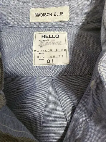 MADISON BLUE B.D. SHIRT 블루 01 Ronherman