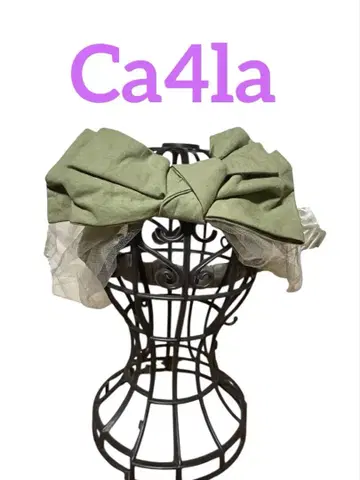 Ca4la 리본 튤 헤어밴드 1