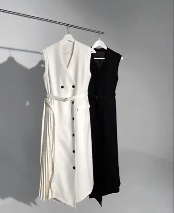 MAVIMOON 민소매 롱 재킷 원피스