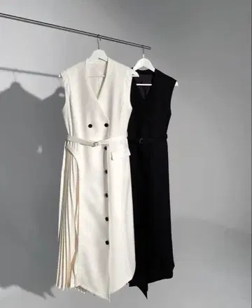 MAVIMOON 민소매 롱 재킷 원피스