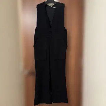 이에나 블랙 트위드 올인원