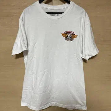 Powell Peralta 스컬 디자인 T셔츠 화이트