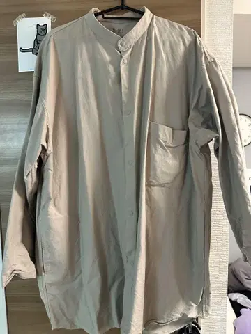 무인양품 롱 셔츠