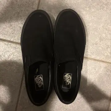 Vans 블랙 슬립온