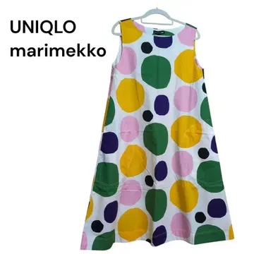 [ 미사용 ] 유니클로 마리메꼬 marimekko 슬리브리스 원피스 M