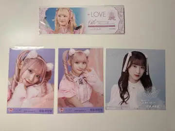 =LOVE 사이토 키아라 생사진 고양이 카드 사인
