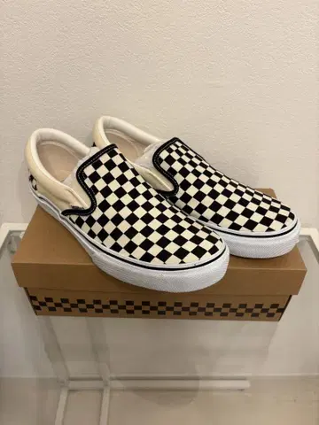 VANS 체커 슬립온