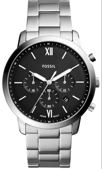 FOSSIL 크로노그래프 손목시계 블랙