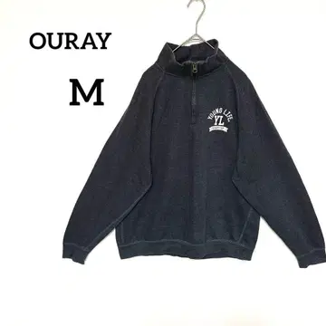 오우레이 OURAY 영 라이프 하프 지퍼 맨투맨 트레이닝복 M 그레이