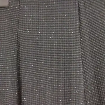 라메 글리터 블랙 플레어 롱 스커트