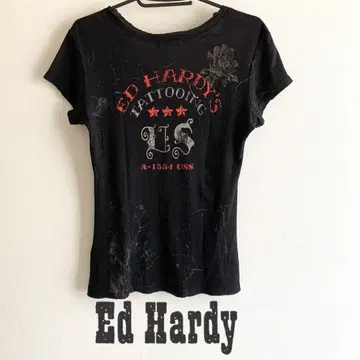 Ed Hardy 에드 하디 타투풍 y2k 셔츠 XS