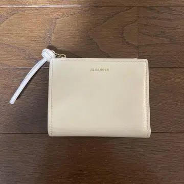 JIL SANDER 이단 접이식 지갑 화이트