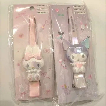 마이멜로디 쿠로미 오로라 롱 헤어 클립 헤어 클립 헤어핀