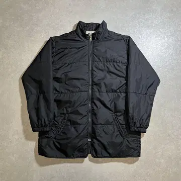 80s 90s L.L.Bean 나일론 패딩 자켓 프리마 로프트 블랙