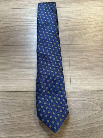Brooks Brothers 네이비 도트 넥타이 Made in USA
