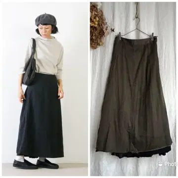 가먼트 리프로덕션 오브 워커즈 백 개더 스커트