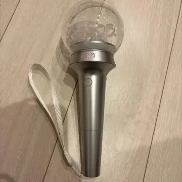 실버 응원봉 투명 공형