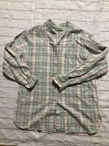 L.L.Bean 체크 무늬 긴팔 셔츠 M