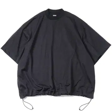 is-ness BALLOON MESH SLEEVE T SHIRT