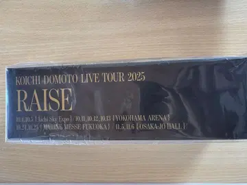 도모토 코이치 2025 LIVE RAISE 응원봉 + 은색 테이프 1개