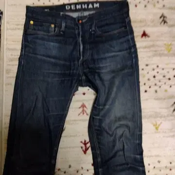 DENHAM 스키니 데님 블루