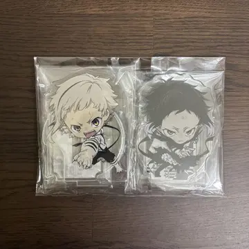 문호 스트레이독스 아츠시&아쿠타가와 아크릴 스탠드&캔뱃지 세트