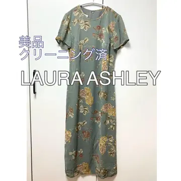 [ 새상품급 ] LAURA ASHLEY 롱 원피스 꽃무늬 그린