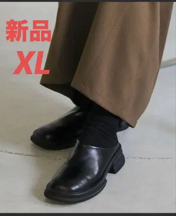 [ 새상품 ] select MOCA 인조 가죽 슬라이드 신발