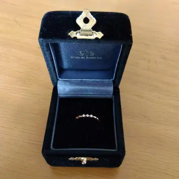 ete k10 반지 다이아몬드 3알 0.04ct 9호